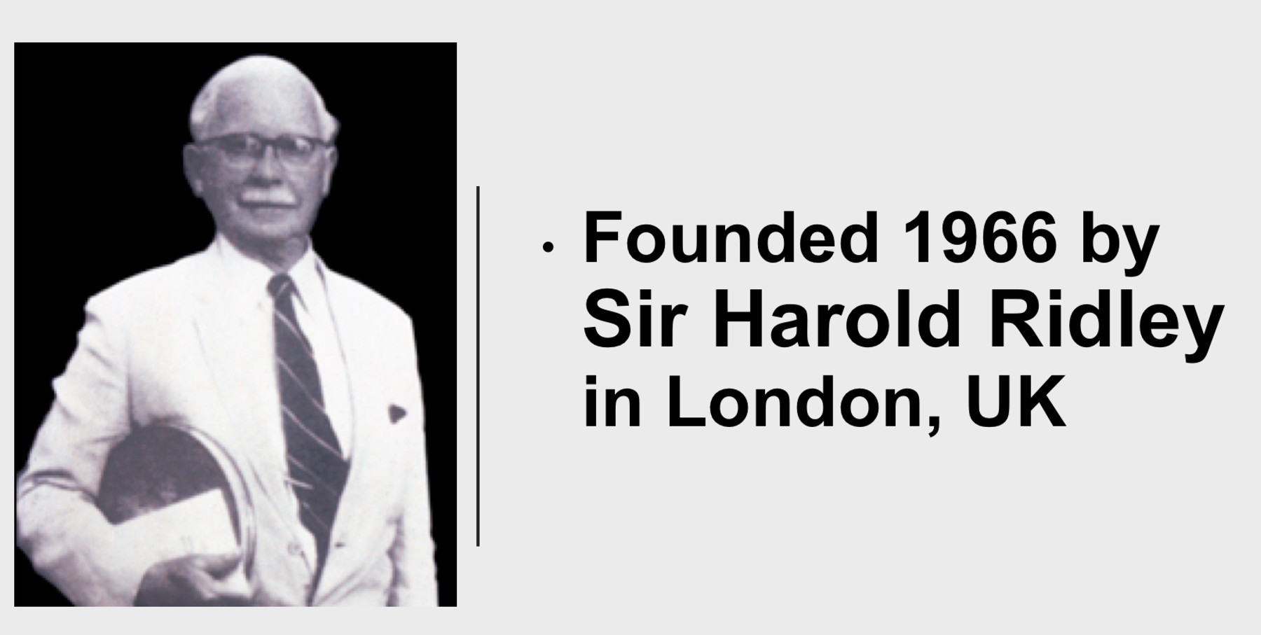 人工晶体发明者Harold RIDLEY爵士1966年创立俱乐部